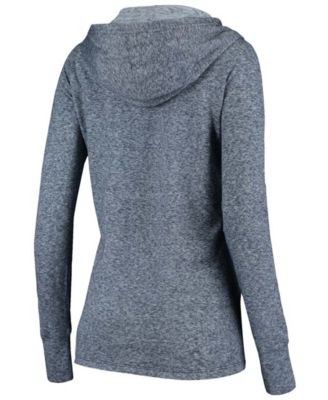 Women's Navy Tennessee Titans Doubleface Slub Pullover Hoodie