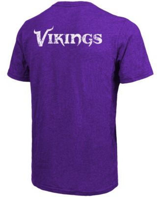 Minnesota Vikings Tri-Blend Pocket T-shirt - Heathered Purple