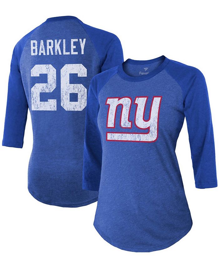 Nike Men's Saquon Barkley Royal New York Giants Player Name and