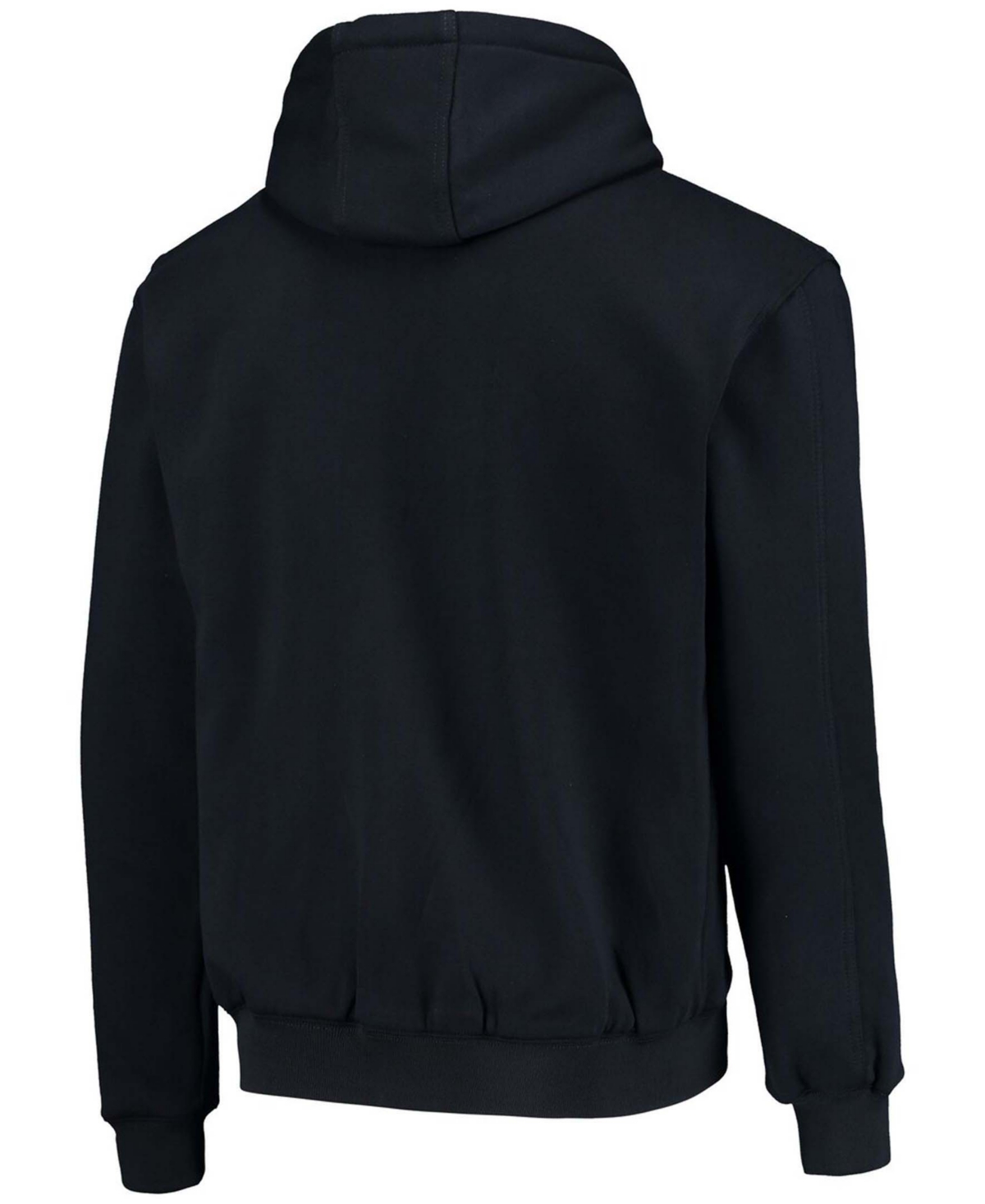DUNBROOKE MEN'S NAVY NEW ENGLAND PATRIOTS CRAFTSMAN THERMAL LINED FULL-ZIP HOODIE 