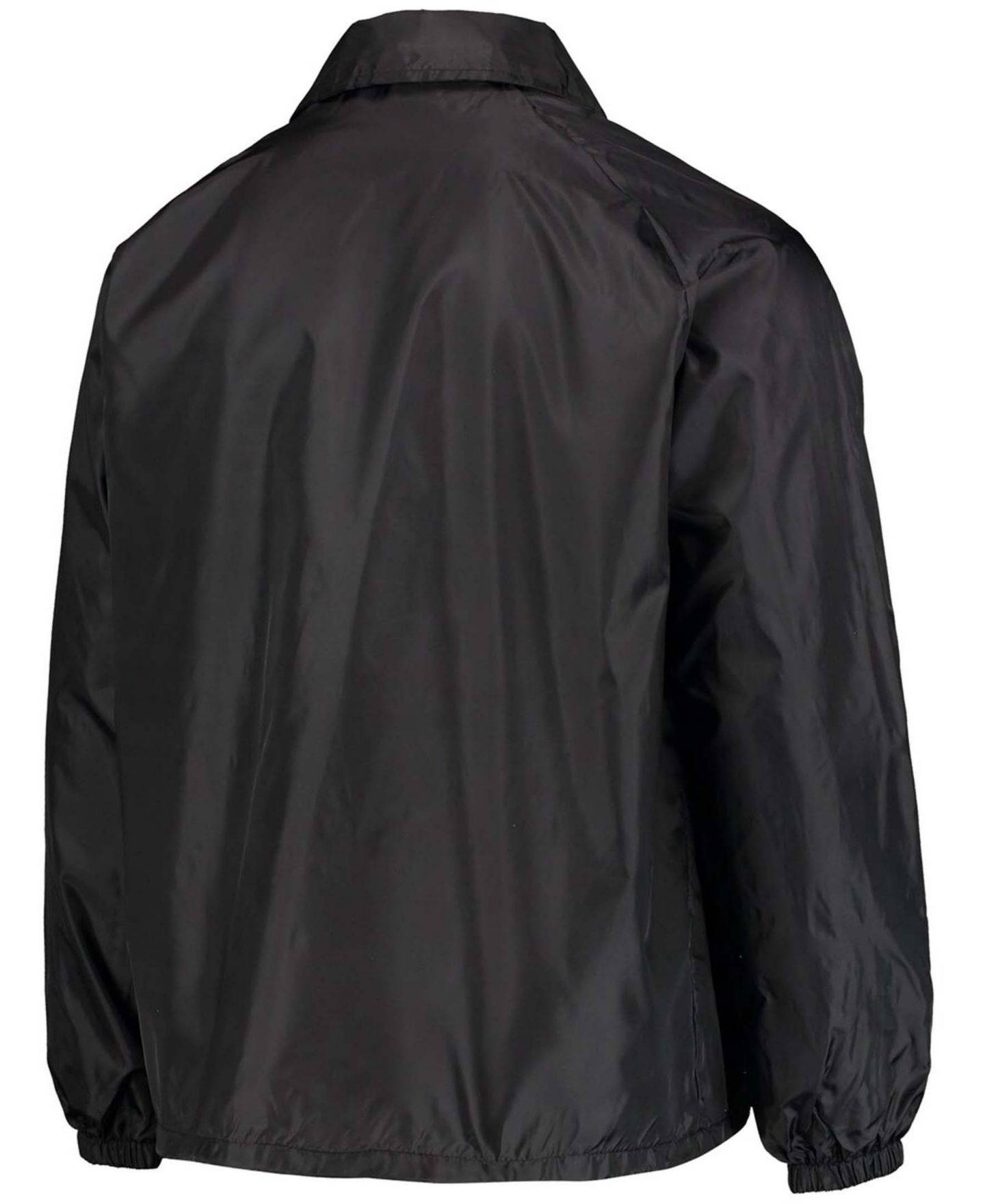 Мужская куртка Dunbrooke Black Philadelphia Eagles Coaches Classic Raglan Full-Snap Windbreaker — фото 3