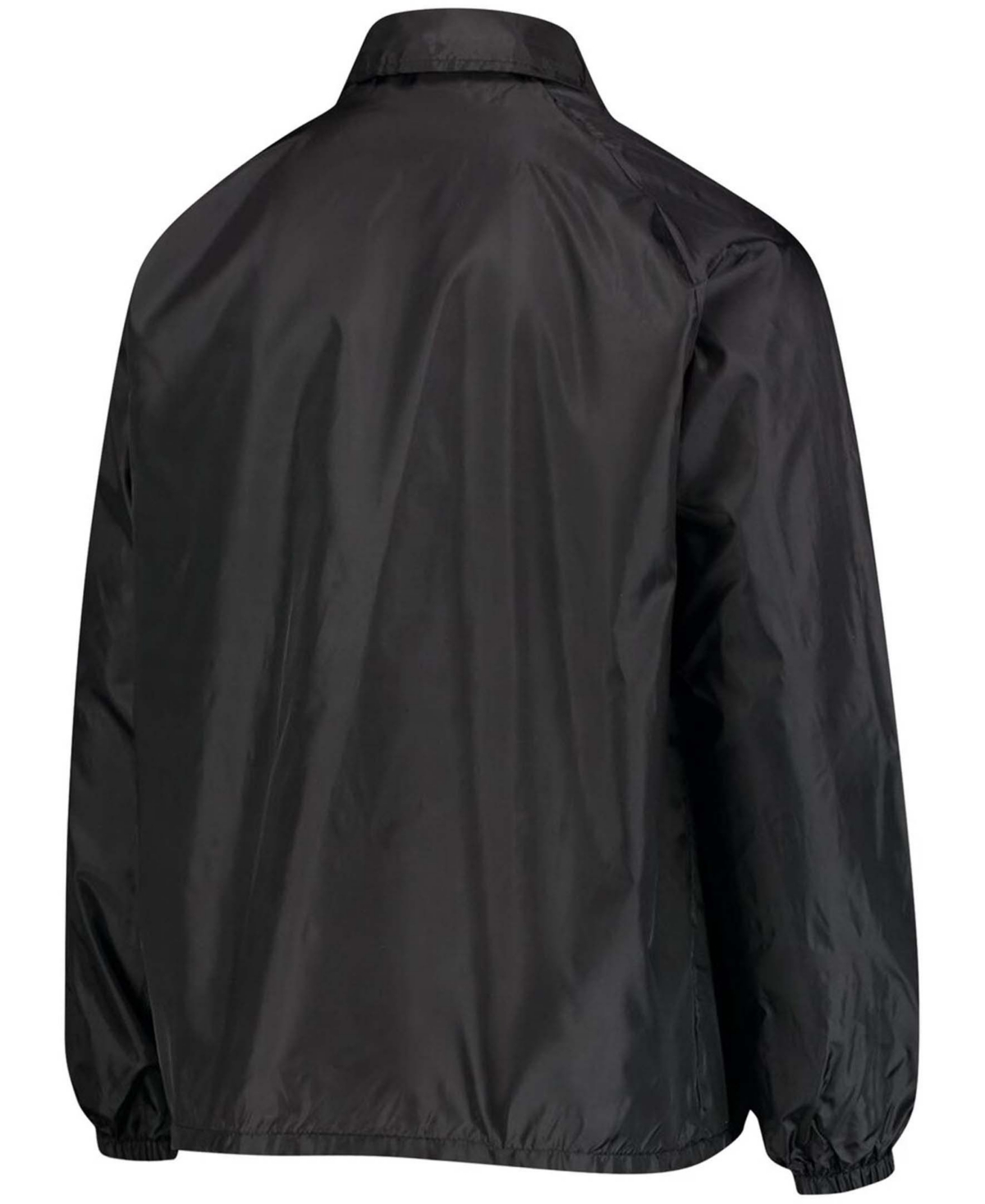 Men'sCarolina Panthers Coaches Classic Raglan Full-Snap Windbreaker Jacket - Black