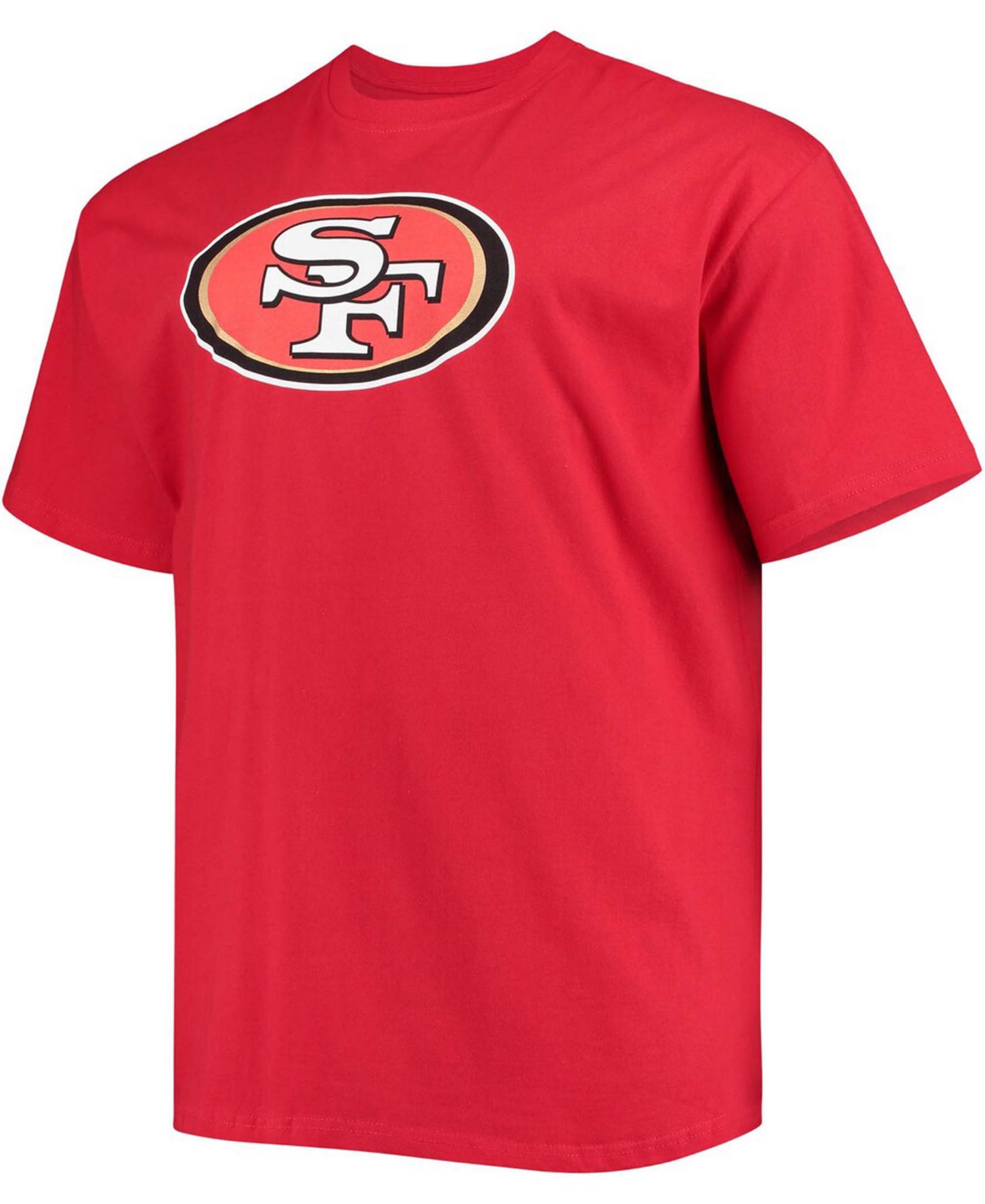 Men's Big and Tall Nick Bosa Scarlet San Francisco 49Ers Player Name & Number T-shirt