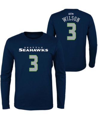 Nike / Youth Seattle Seahawks Russell Wilson #3 Pride Navy T-Shirt