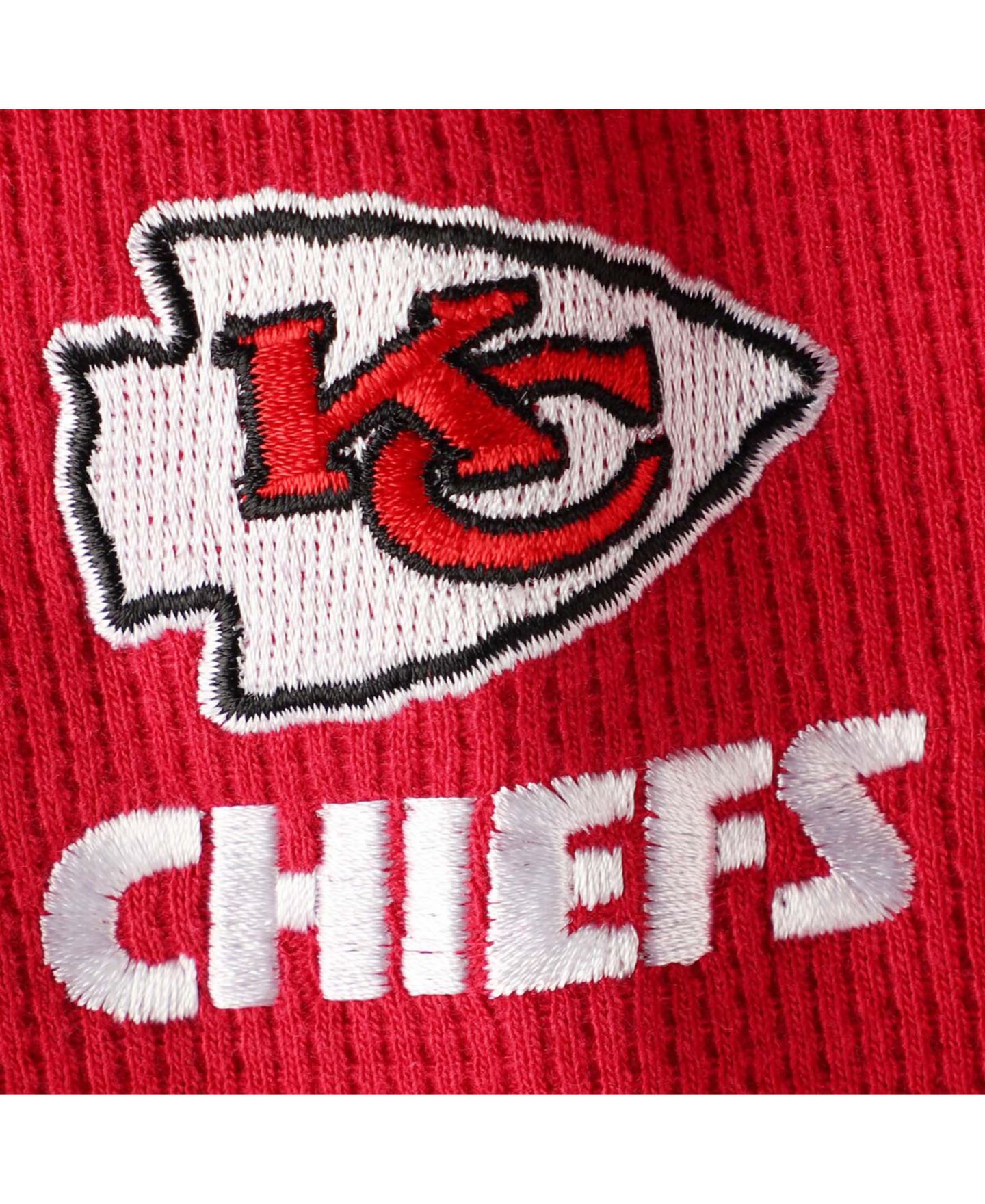 Мужская футболка Dunbrooke Red Kansas City Chiefs Maverick Thermal Henley Long Sleeve — фото 2