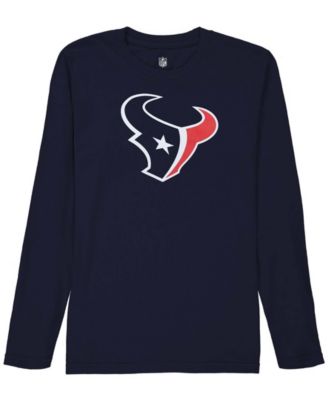 Houston Texans Youth Team Logo Long Sleeve T-Shirt - Navy Blue