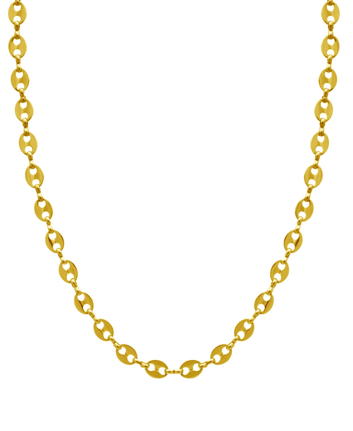 Gold Plated Marine Chain Necklace 16" + 2" Extender - Gold-Plated
