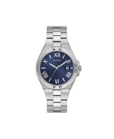 Men's Silver-Tone Stainless Steel Bracelet Watch, 41mm