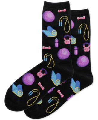 Hot Sox - Women's Home Workout Crew Socks