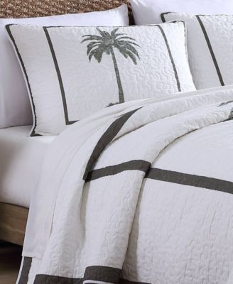 Tommy BahamaHome Palm Island Cotton Reversible Quilt, King