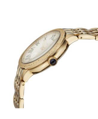 GV2 Women's Astor Two-Tone Stainless Steel and Ion Plating Swiss Quartz Bracelet Watch 40 mm