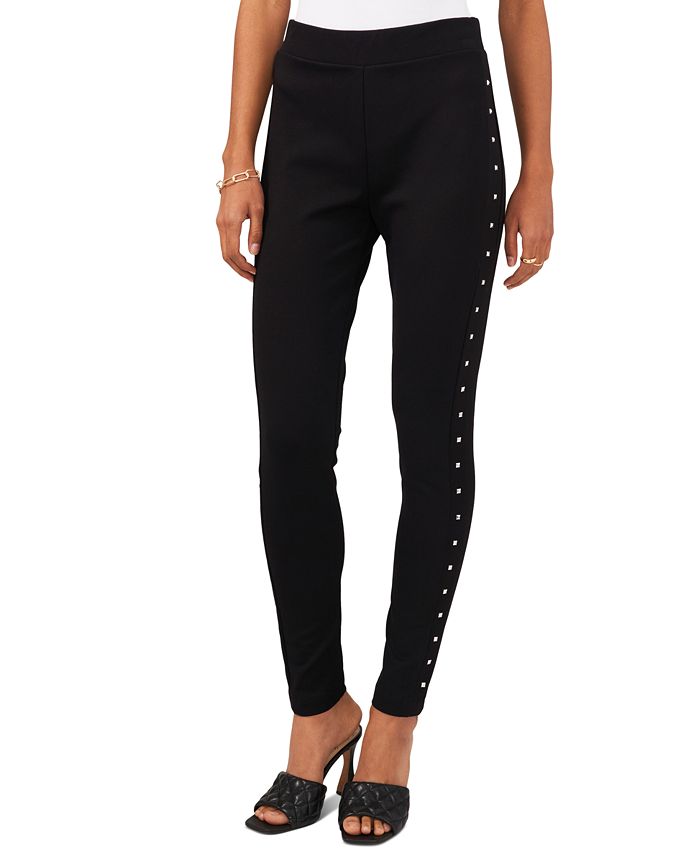 Vince Camuto Studded High-Rise Leggings - Macy's