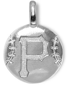 Women's Pittsburgh Pirates Sterling Silver-Tone Disc Charm
