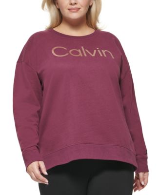 calvin klein sweatshirt plus size