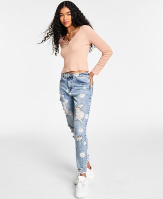 Hippie Rose - Juniors' Henley Top