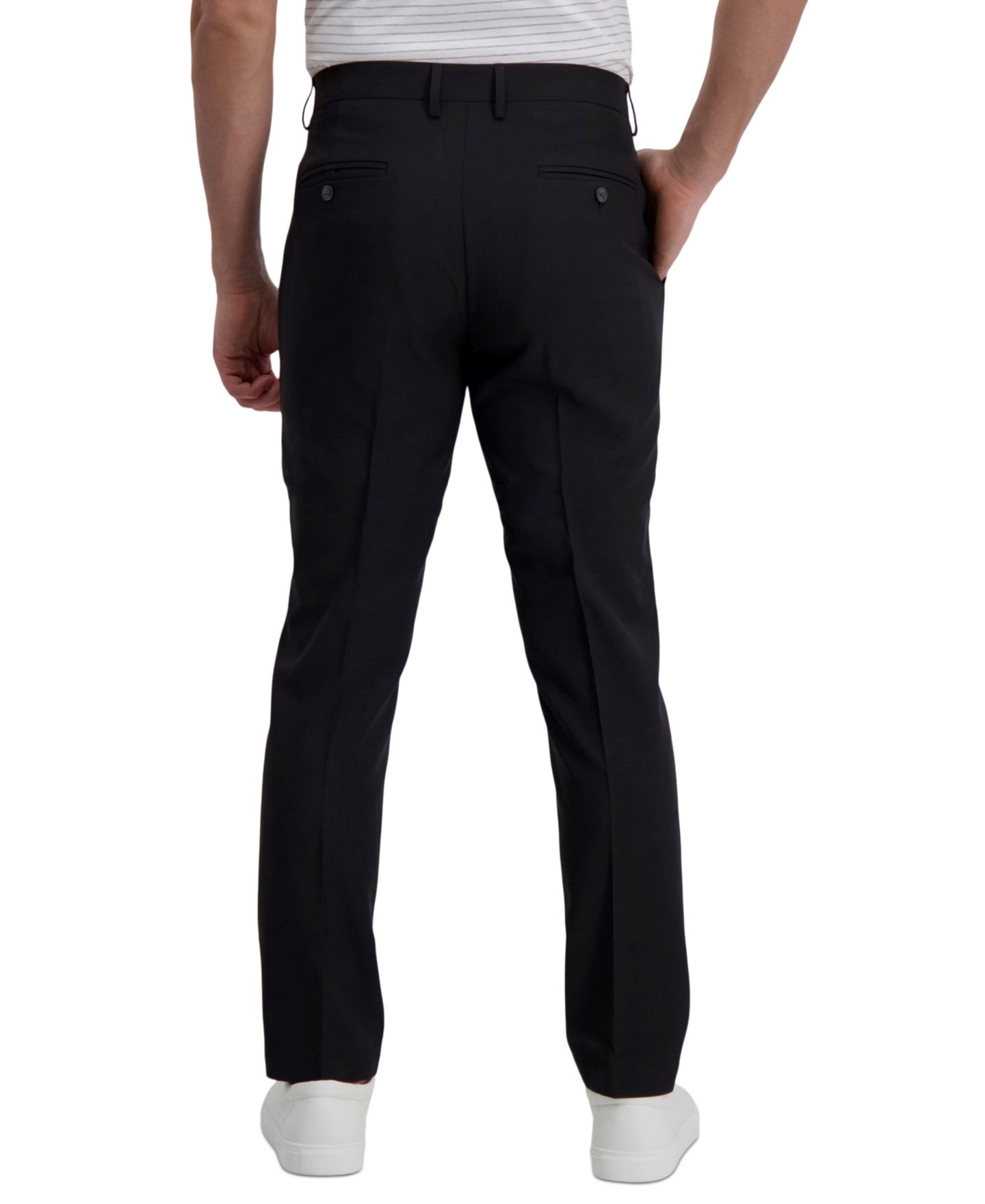 Мужские брюки Haggar Smart Wash® Slim Fit Suit Separates, цвет: Чёрный — фото 2