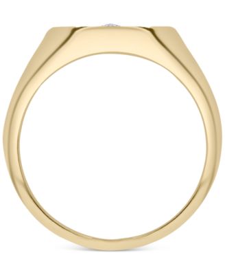 Diamond Cross Ring (1/7 ct. t.w.) in 14k Gold, Created for Macy's