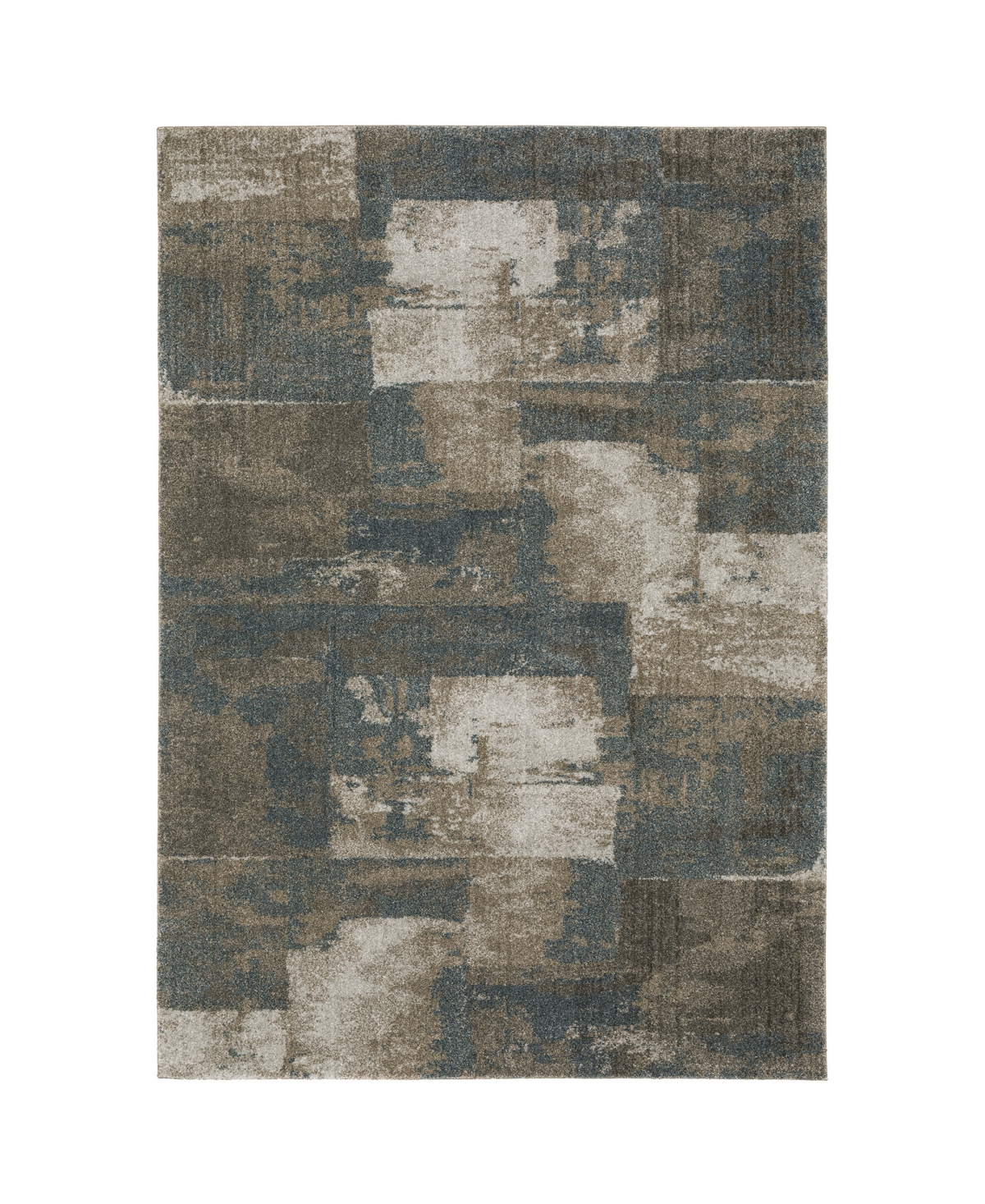 Jhb Design Godfrey GOD532 9'10in x 12'10in Area Rug - Blue