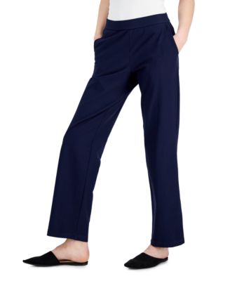 Eileen Fisher - Merino Wool Straight-Leg Pants