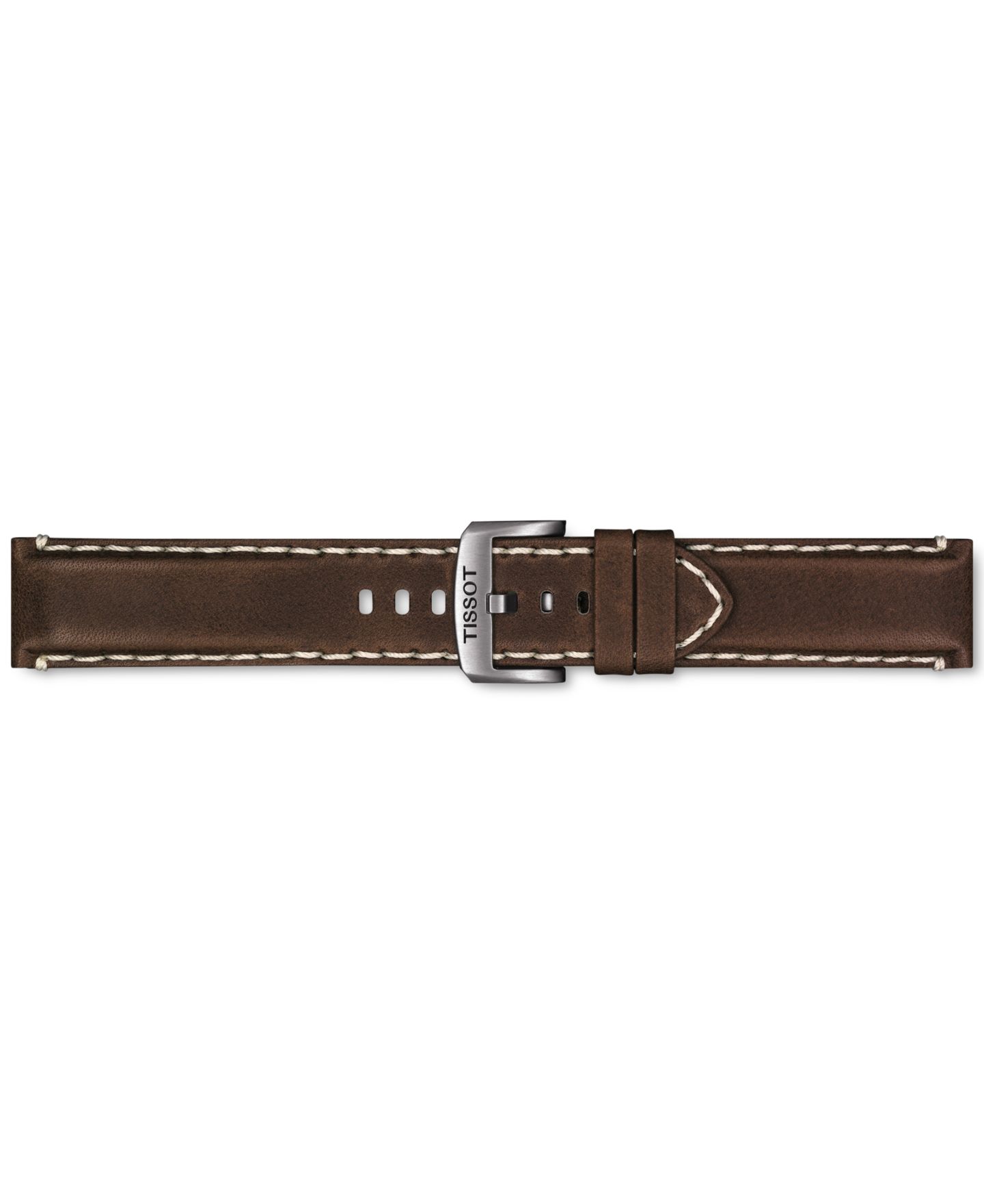 Мужские часы Tissot Swiss Chronograph XL Vintage Brown Leather Strap Watch 45mm — фото 4