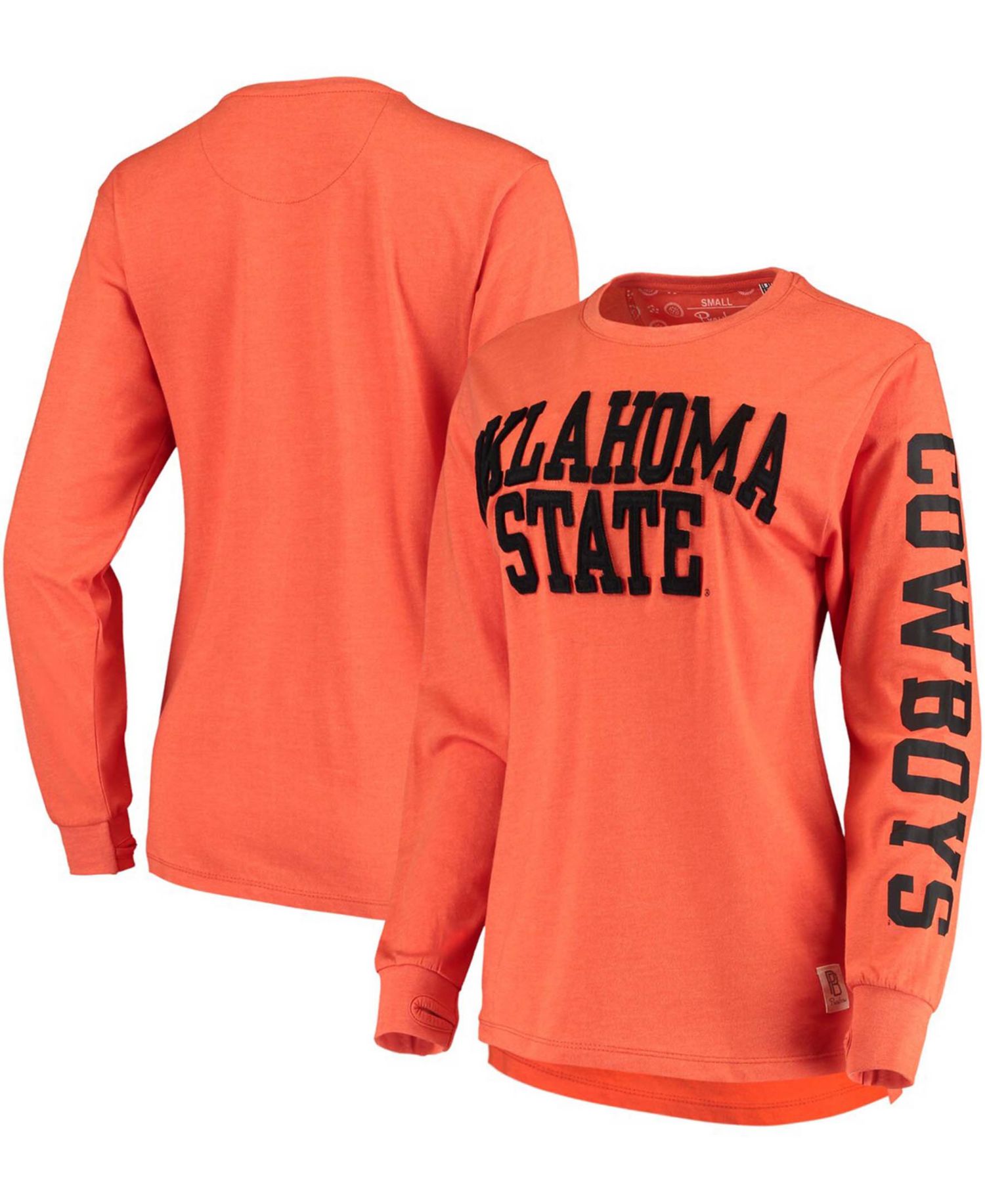 Women's Oklahoma State Cowboys Two-Hit Canyon Long Sleeve T-Shirt