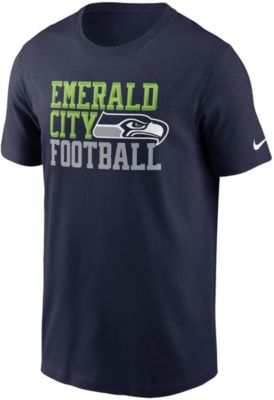 Men's College Navy Seattle Seahawks Hometown Collection Emerald City T-Shirt