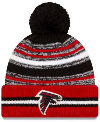 New Era - Atlanta Falcons 2021 Sideline Sport Official Pom Cuffed Knit Hat