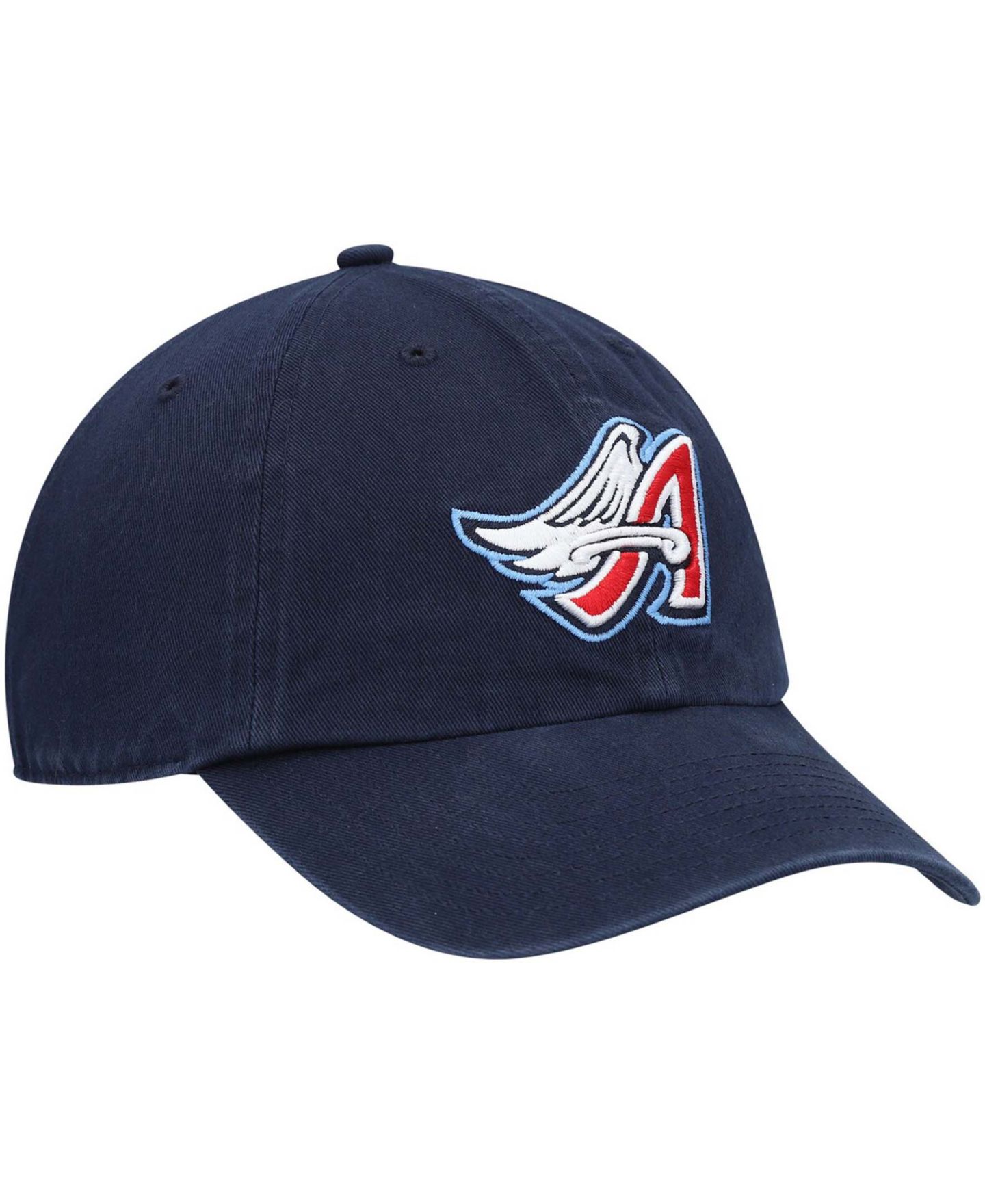 Мужская кепка '47 Brand Navy California Angels 1997 Wings Logo Cooperstown Collection Clean Up Adjustable Hat — фото 3