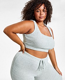 Style Not Size Fuzzy Knit Crop Top, Created for Macy's