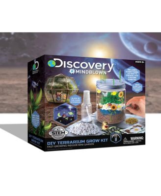 Discovery Kids DIY Terrarium Grow Kit, Fast-Growing Indoor Mini Garden