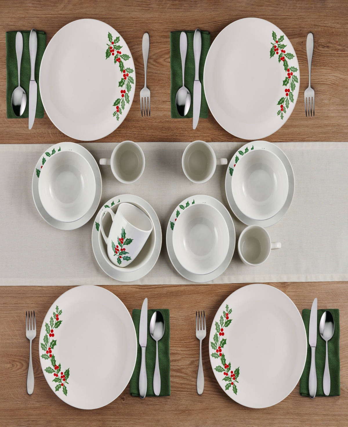 Studio Nova Holly Cheer Pc. Dinnerware Set, Service for 4