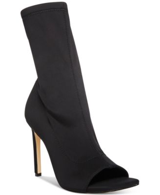 sock boots open toe
