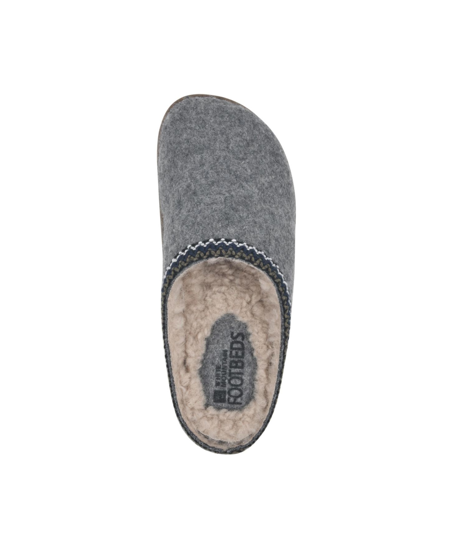 Женские сабо White Mountain Bundle Up Footbed, цвет: Светлый серый — фото 4
