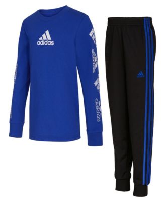 adidas Toddler Boys Long Sleeve Pixel Brand T-shirt and Joggers Set \u0026  Reviews - Sets \u0026 Outfits - Kids - Macy's