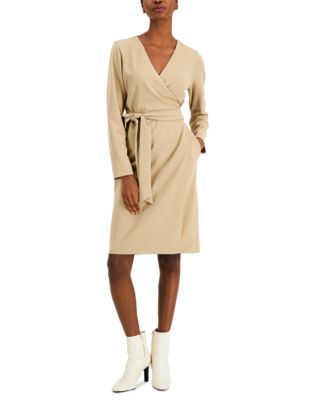 wrap around dresses petite