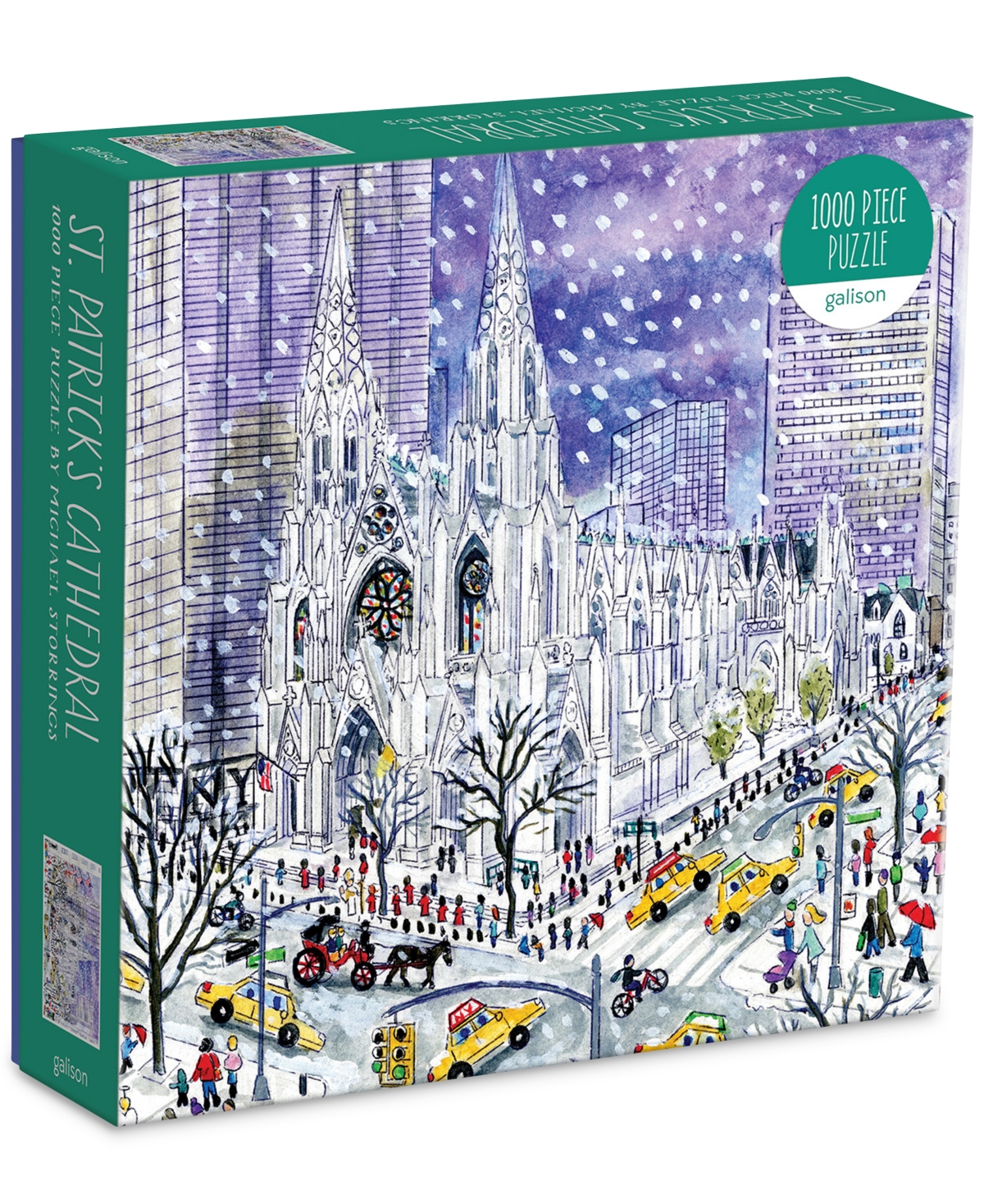 Galison Kids' Michael Storrings St. Patrick's Cathedral 1,000-pc. Puzzle In Multi