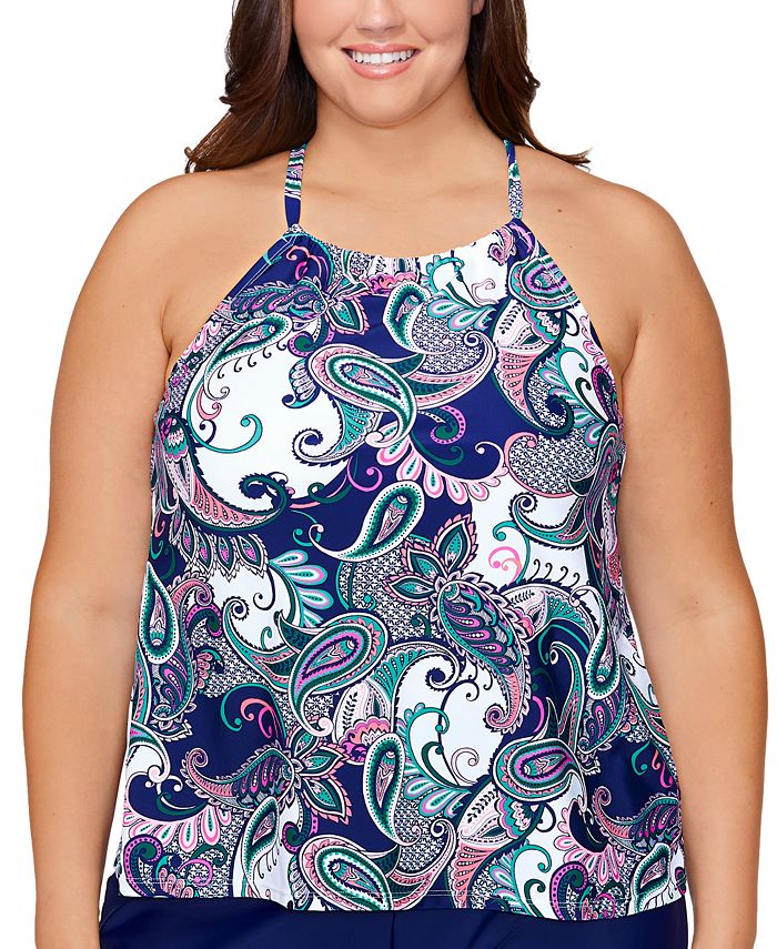 High neck underwire new arrivals tankini tops