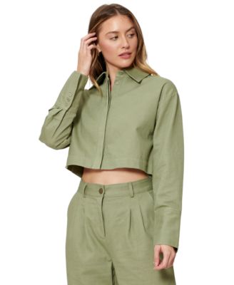 macys crop jacket