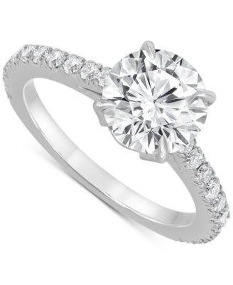 Certified Lab Grown Diamond Engagement Ring (2-1/2 ct. t.w.) in 14k Gold