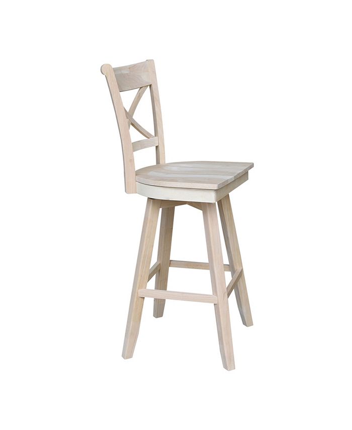 International Concepts Charlotte Bar Height Stool 30" Seat Height Macy's