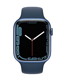 Series 7 GPS Abyss Blue Silicon Sport Band Watch, 45mm
