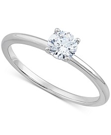 IGI Certified Lab Grown Diamond Engagement Ring (1/2 ct. t.w.) in 14k White or Yellow Gold