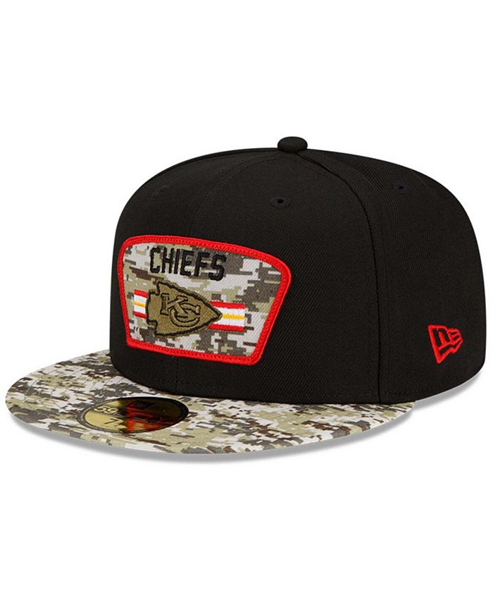 New Era Men's BlackCamouflage Kansas City Chiefs 2021 Salute To