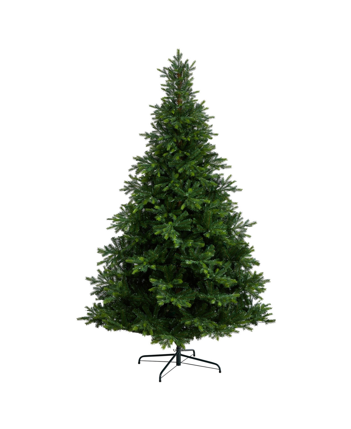 North Carolina Spruce Artificial Christmas Tree with 750 Clear Lights and 1912 Bendable Branches,
