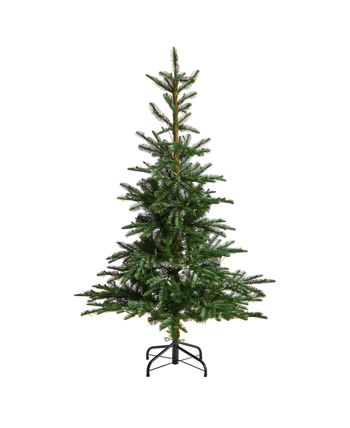 Layered Washington Spruce Artificial Christmas Tree with 200 Clear Lights and 385 Bendable Branches,