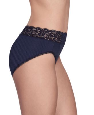 Vanity Fair Women's Flattering Lace Hi-Cut Panty Underwear 13280, extended sizes available