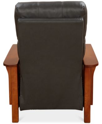 Harrison Leather Pushback Recliner, Created for Macy's