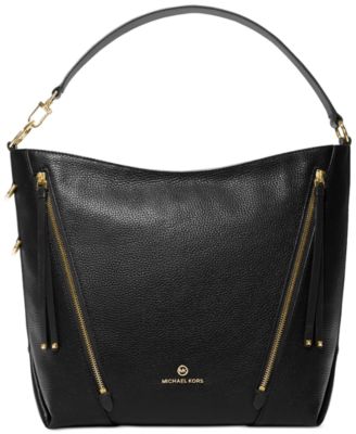 Mk brooklyn large leather satchel best sale