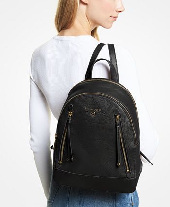 Michael Kors Brooklyn Leather Medium Backpack & Reviews - Handbags &  Accessories - Macy's