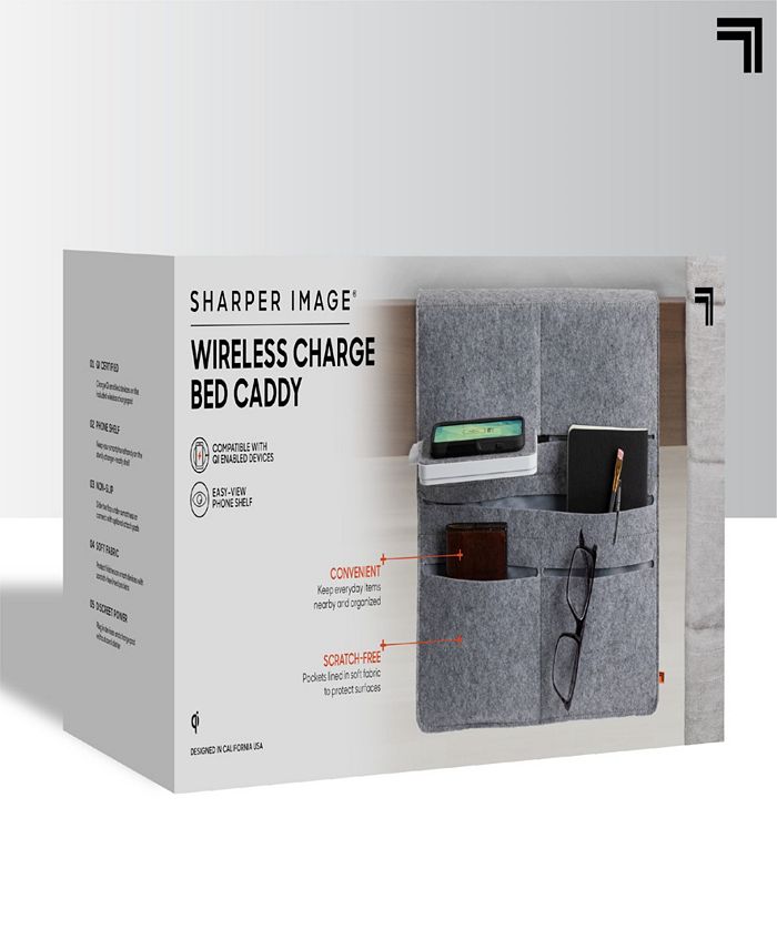 Sharper Image Wireless Charge Bed Caddy Macy's
